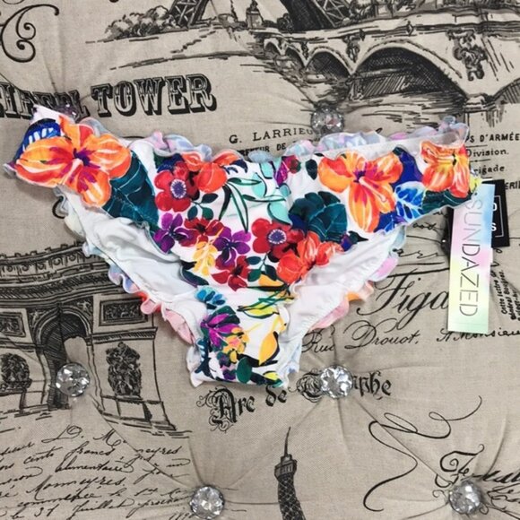 Sundazed Spring Fling Cheeky Bikini Bottoms - Picture 2 of 3